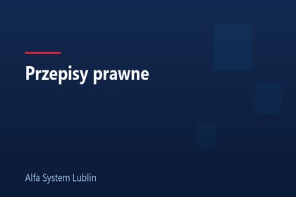 Przepisy prawne