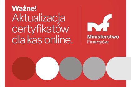 Uwaga użytkownicy kas online!